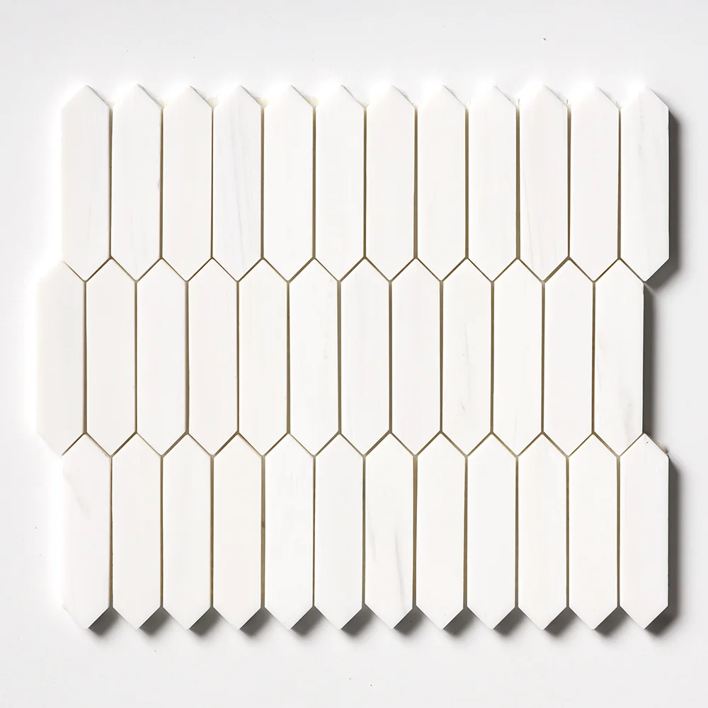 SNOW WHITE PICKET MINI Marmuro — natūralus akmuo