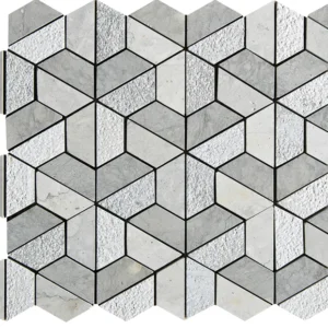 BRITANIA HEXAGON 3D Kalkakmenio — natūralus akmuo