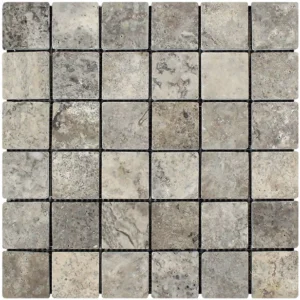 SILVER Travertino sendinta — natūralus akmuo